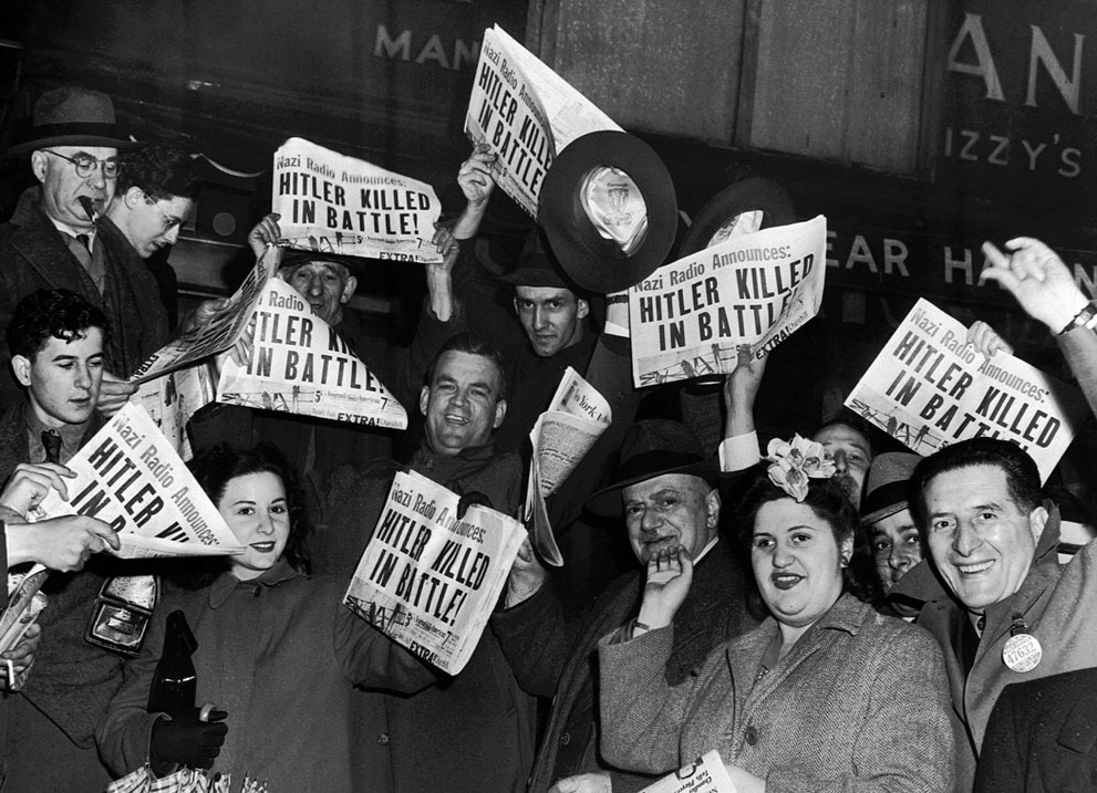 Метро Нью-Йорка в час-пик 1 мая 1945 года 
